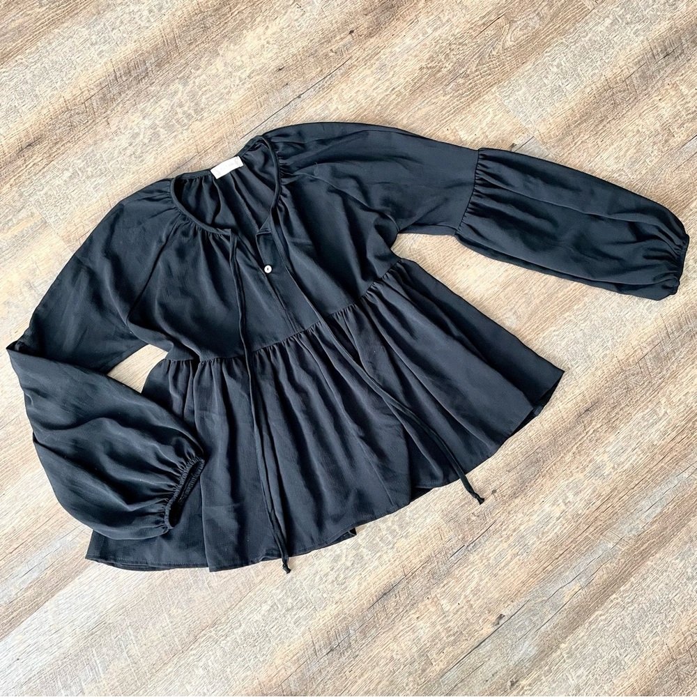SALE! Flowy Black Blouse by Altar’d State